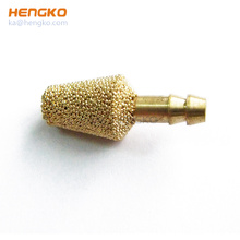 sintered porous metal powder bronze exhaust filter silencers fitting noise filter reducer connector for car/air